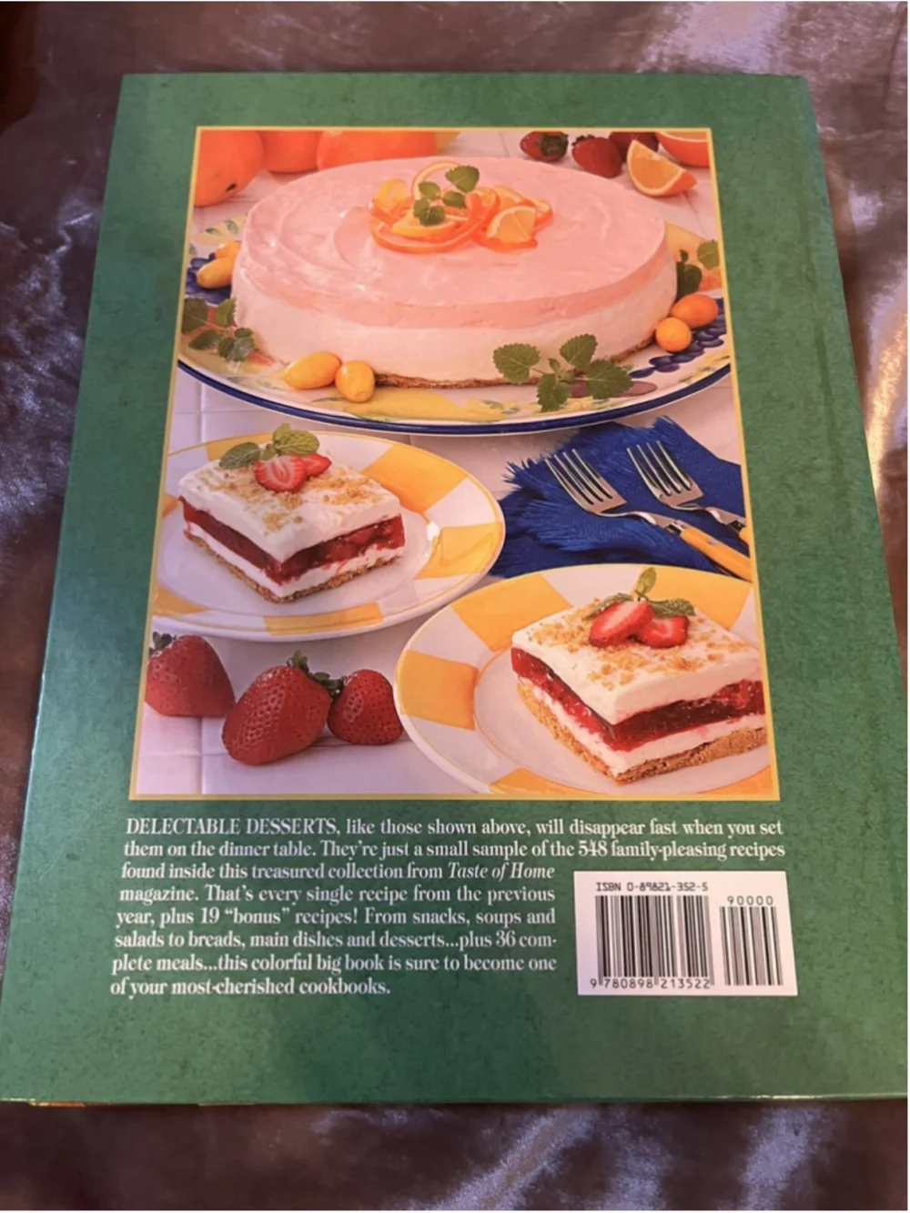 Vintage 2001 Taste Of Home’s Quick Cooking Annual Recipes Cook with MORE VTG